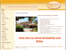 Tablet Screenshot of hoteluhland.com